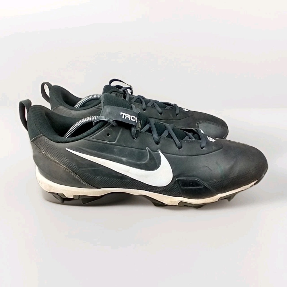 Nike Force Trout 9 Keystone FB9728-001 Mens 12 Black White Baseball Cleats-003‎